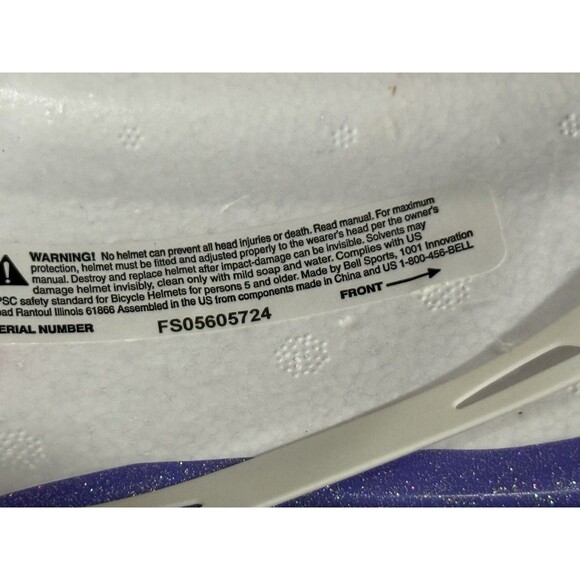 Bell Girls’ Frozen II 3-D Queen Anna Tiara Bike Helmet Age 4+ Sz 52-56 CM - Picture 12 of 16